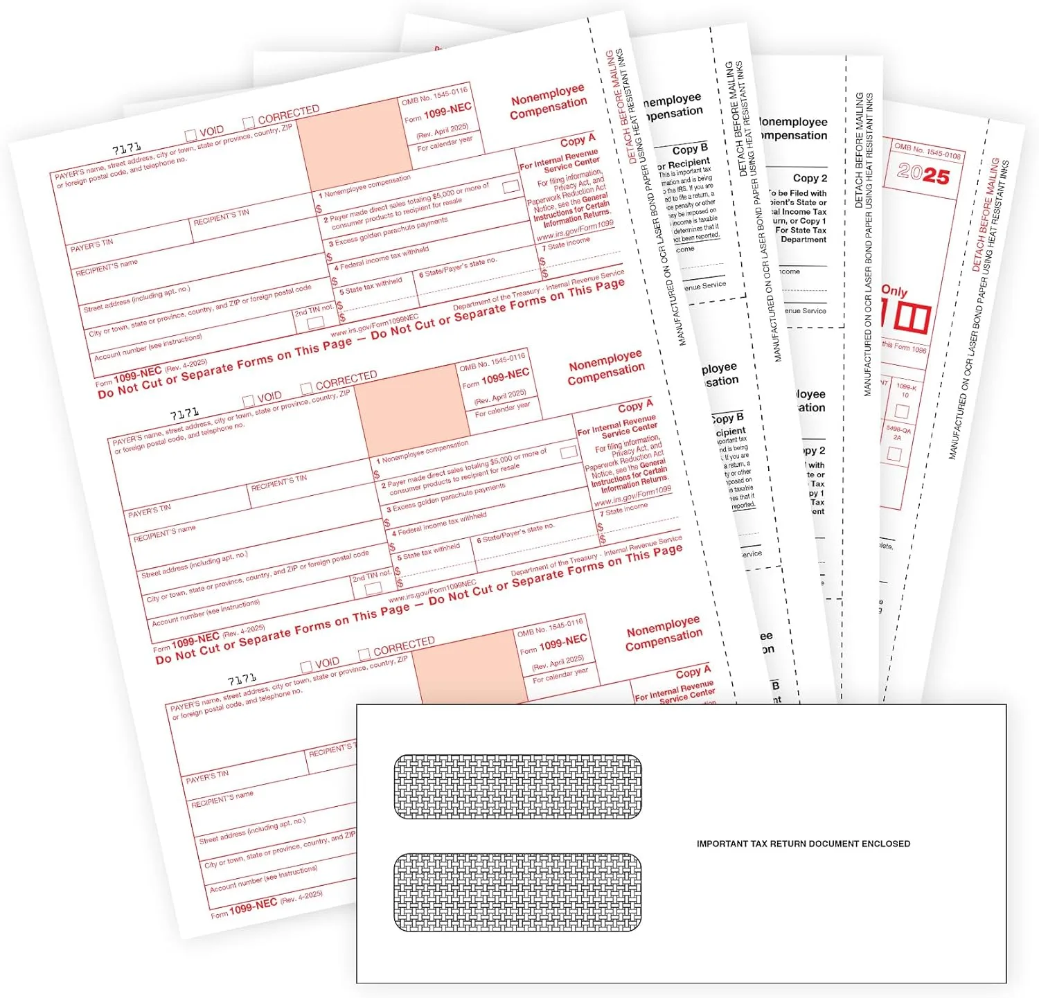 1771360006 315 Blue Summit 1099 NEC Forms 2025 Software Tax Right Software