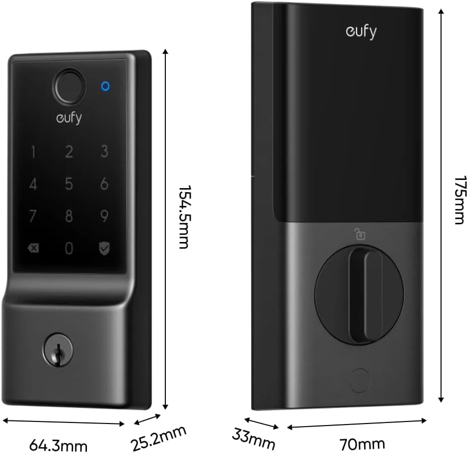 1771417382 204 eufy Smart Lock E31 Fingerprint Keyless Entry Door Lock with