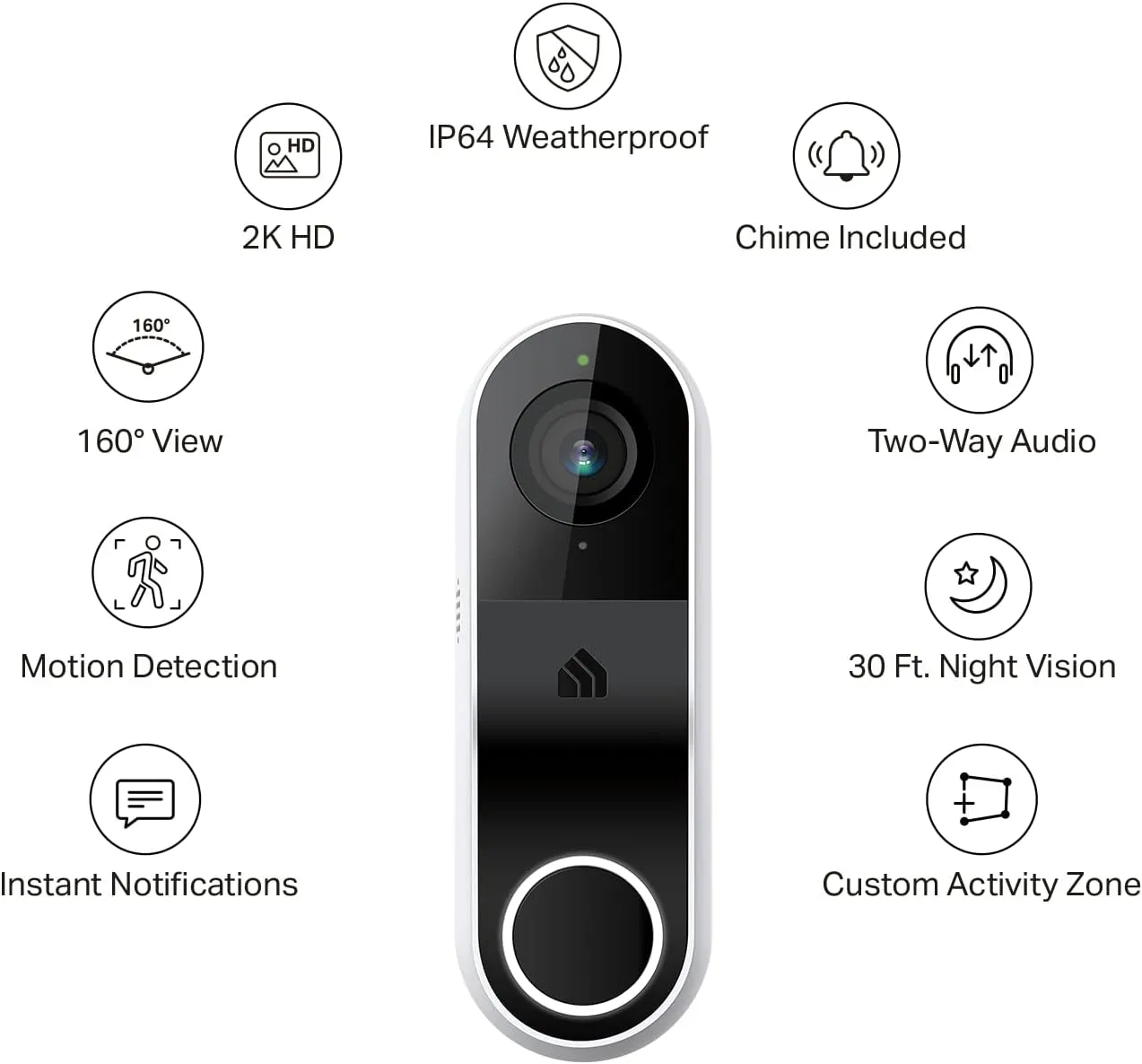 1771522313 305 Kasa Smart Video Doorbell Camera Hardwired wChime 2K Resolution Always on
