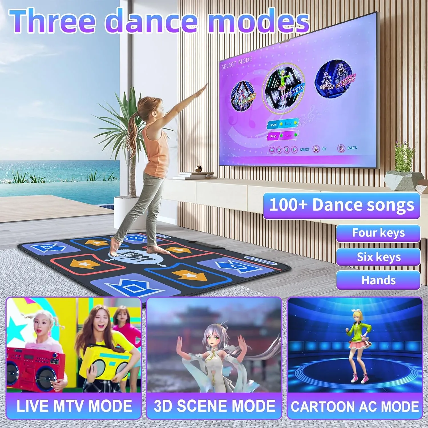 1771526613 201 Retro TV Game Console for KidsKids TV Games with Dance