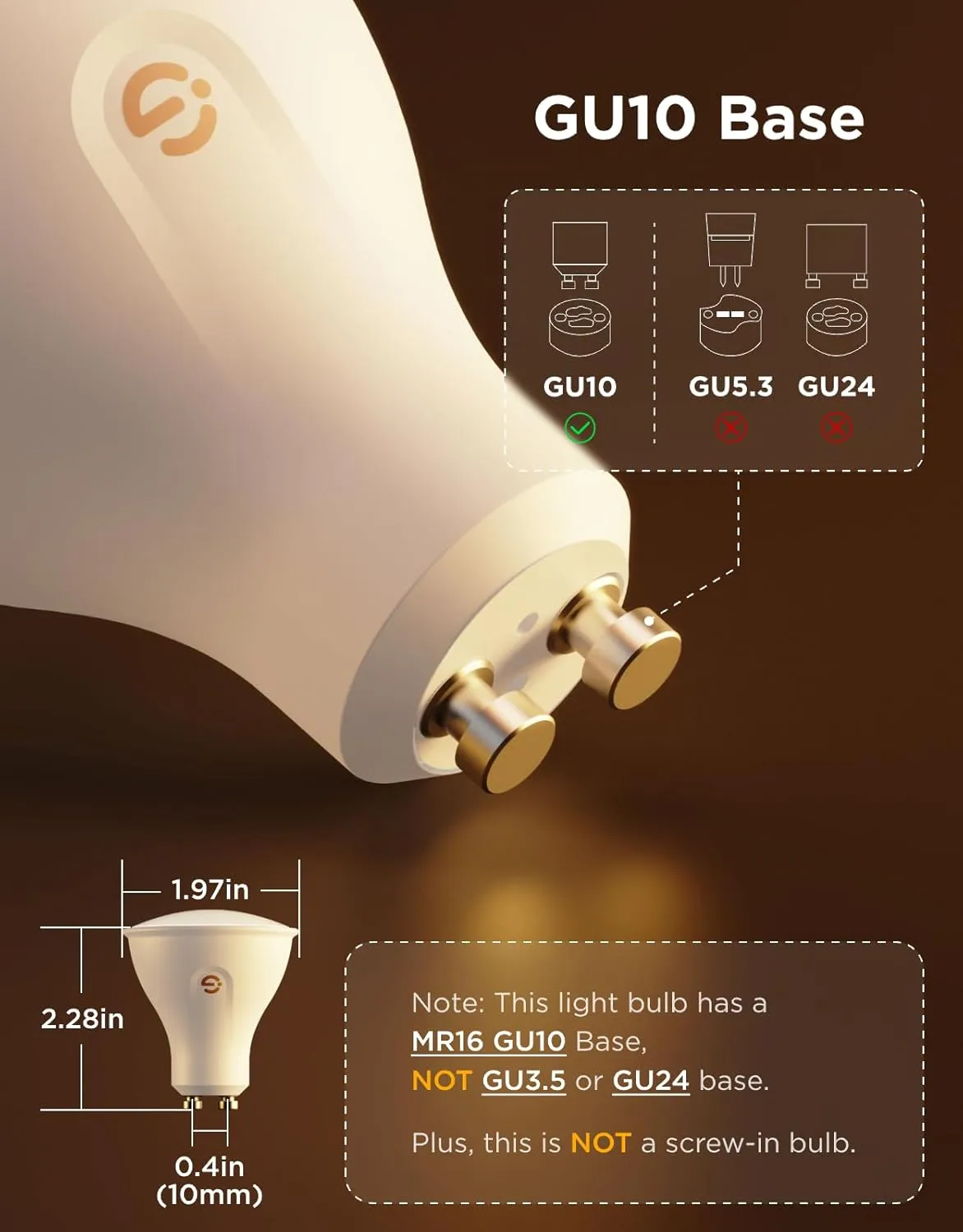 1771539704 386 Govee GU10 Smart Bulb Matter RGBWW Light Bulb Work with
