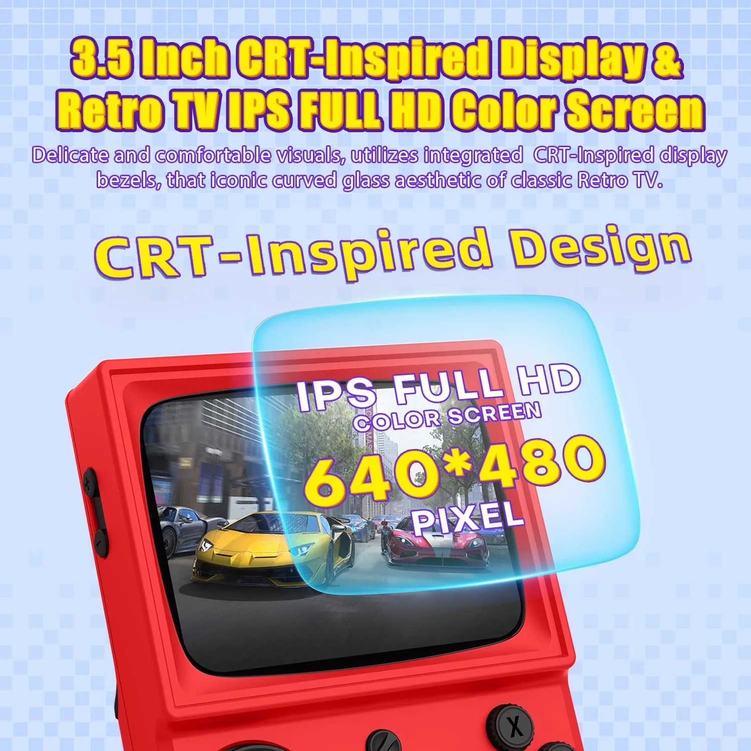 1771543948 224 R36T Retro Gaming Console 35 IPS Screen CRT Inspired Handheld Game