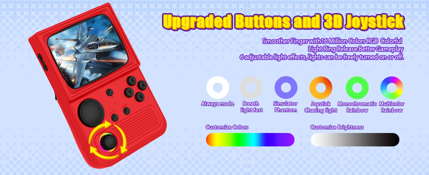 retro handheld game console gaming video consoles stick retroid pocket games hand held gameboy