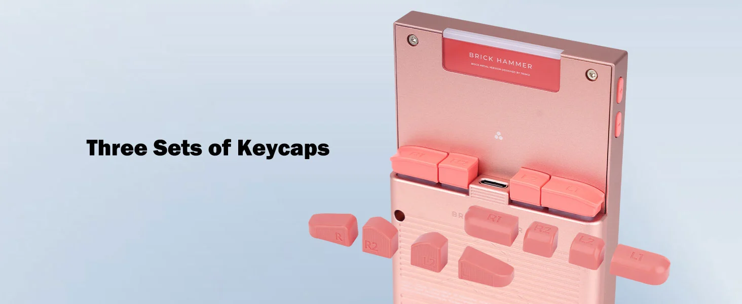 Trimui Brick Hammer Handheld Game Console with 3.2 inch IPS Screen and 3000mAh Battery,