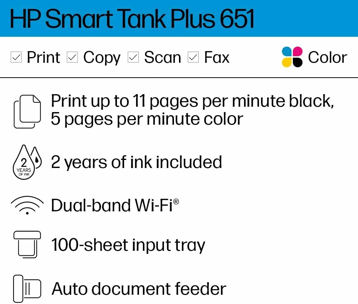 1771697955 478 HP Smart Tank Plus 651 Wireless All in One Printer Ink Tank