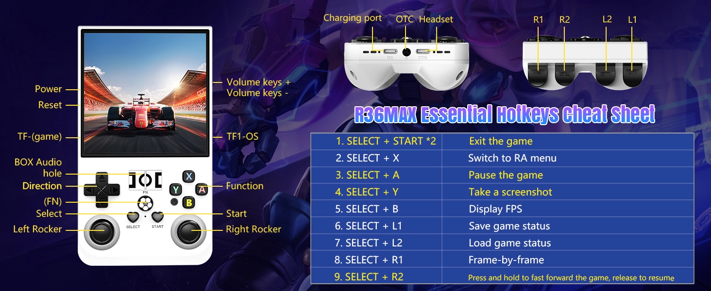 retro handheld game console retrokid console retro game handheld emulator retro handheld games