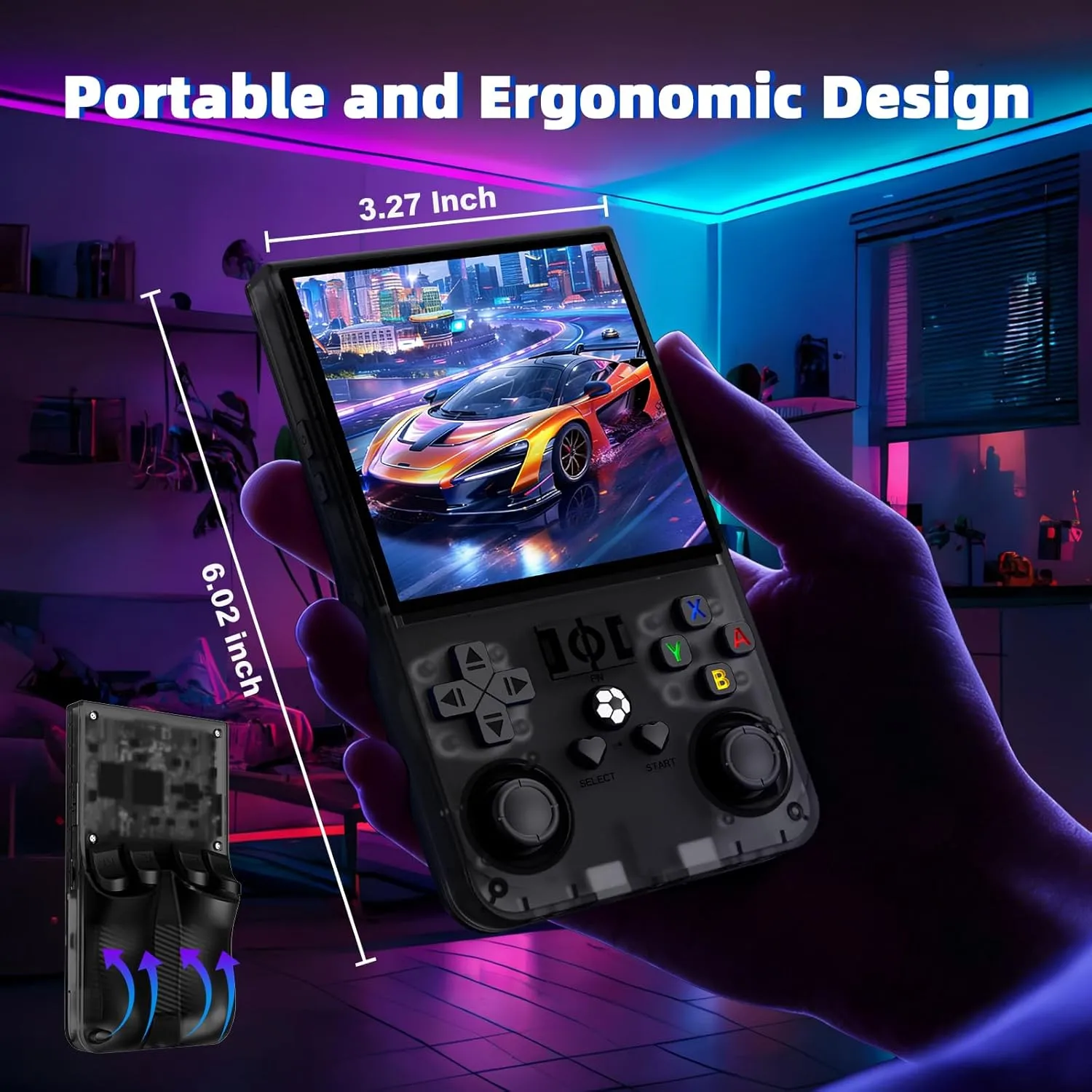1771877447 25 R36MAX Retro Handheld Game Console Retro Gaming Console with 64G