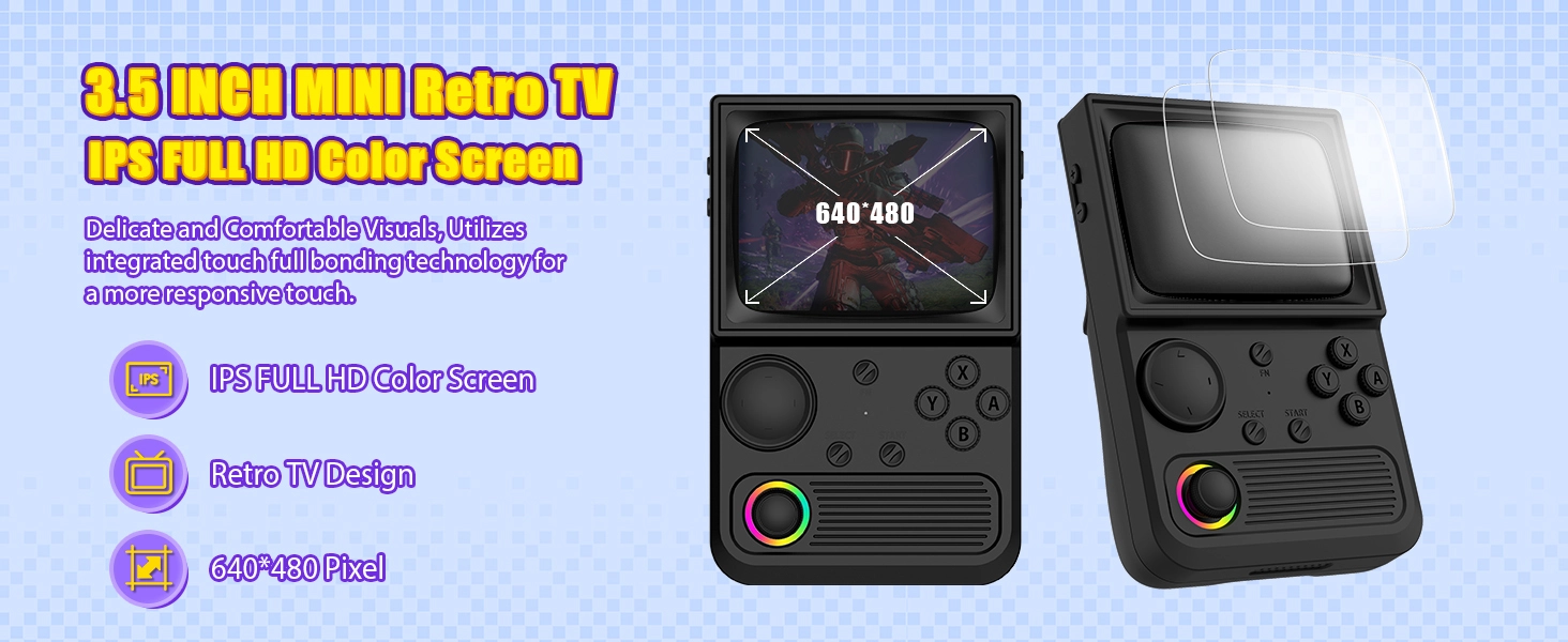 retro handheld game console gaming video consoles stick retroid pocket games hand held gameboy