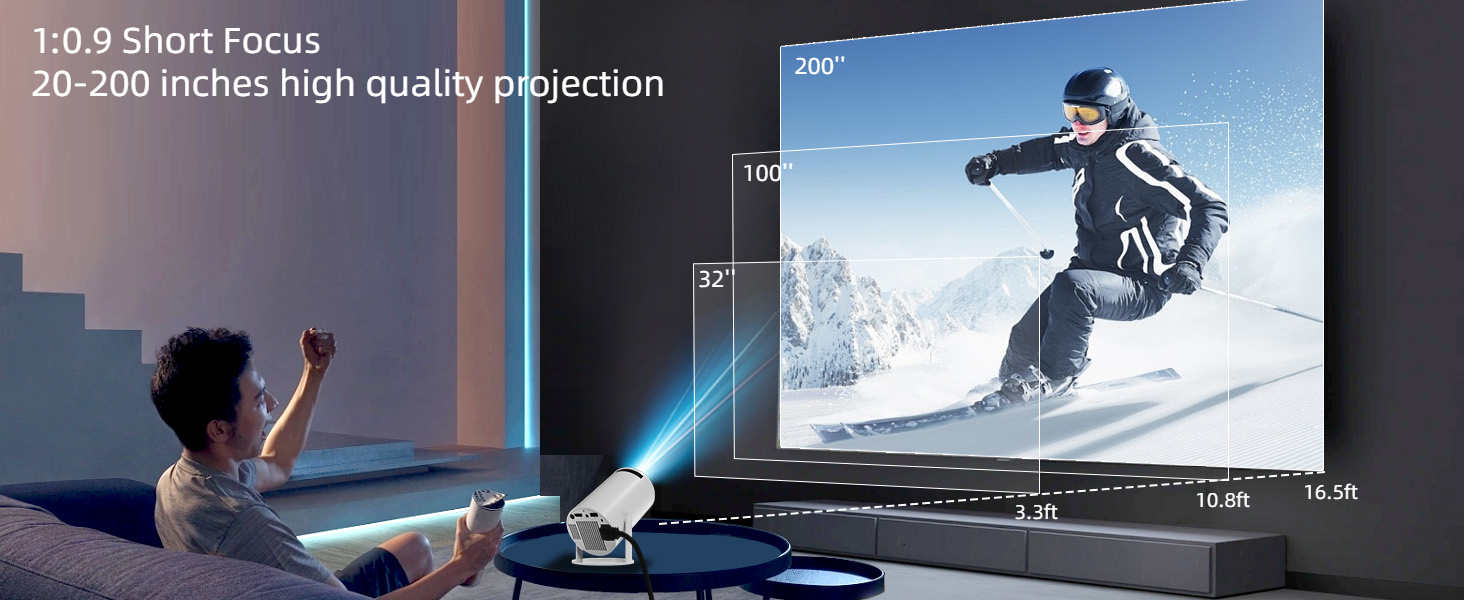 short throw projector