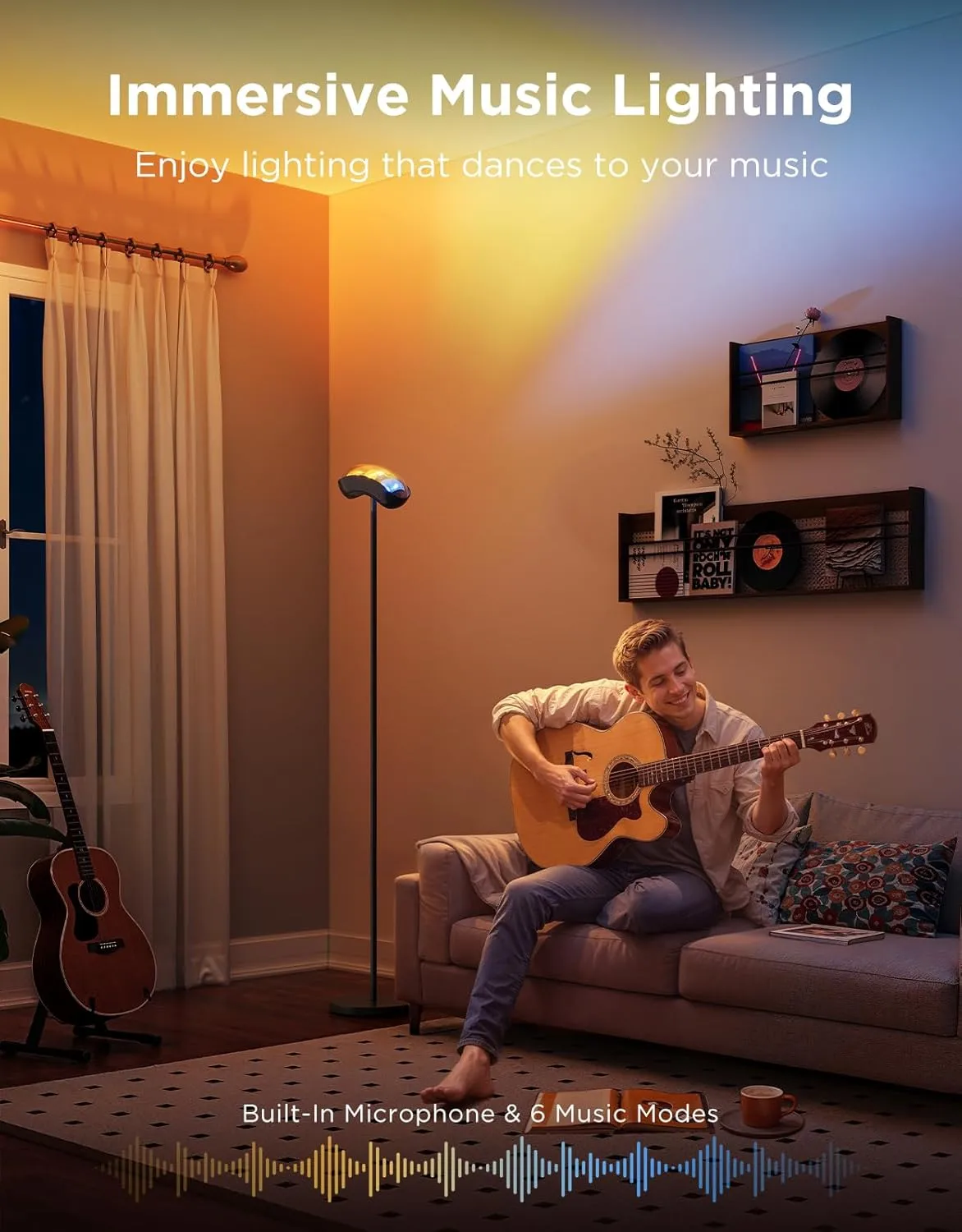 1771979390 718 Govee Torchiere Floor Lamp with Matter Alexa Compatible RGBIC Warm