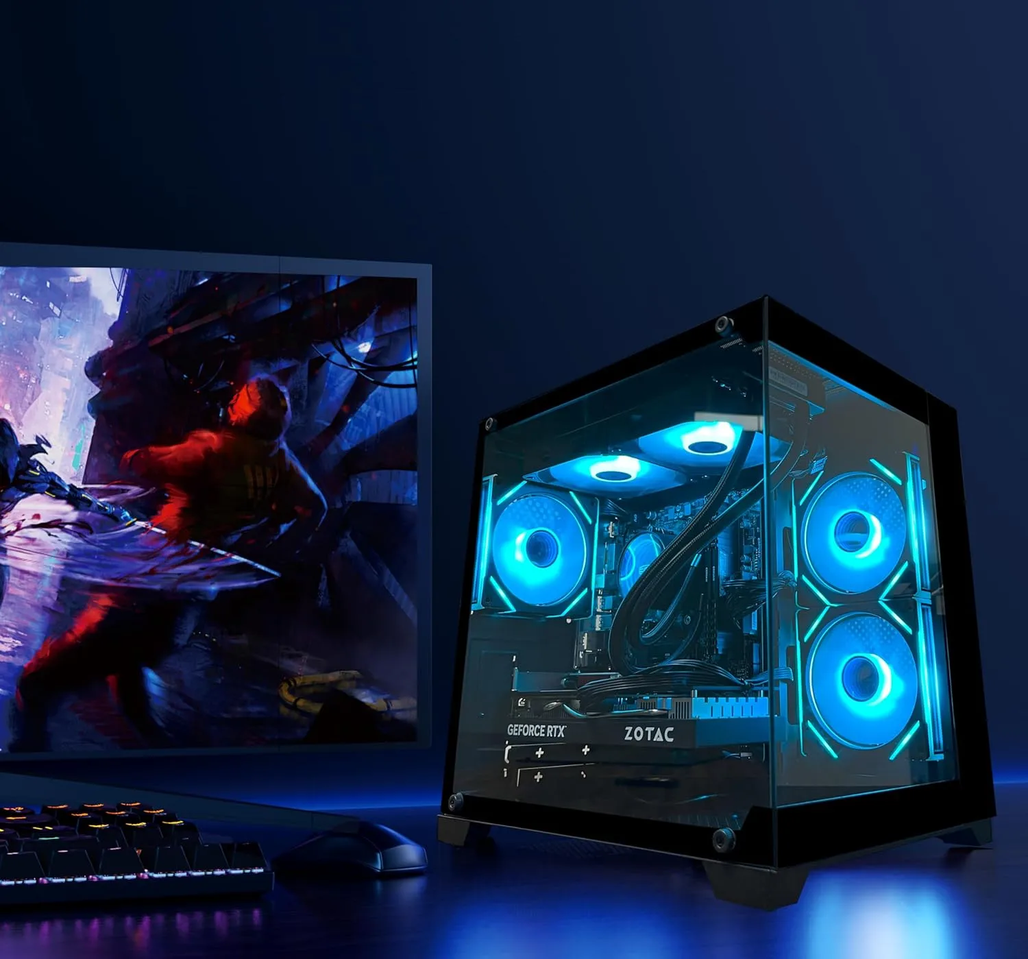 1772120706 290 Gaming PC Desktop Computer Ryzen 7 5700XRTX 506032GB DDR4 RAM