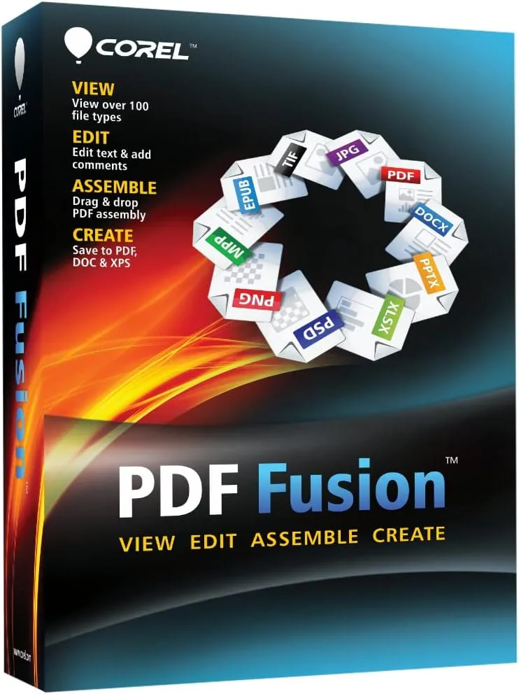 Corel PDF Fusion Document Management Suite PC Disc
