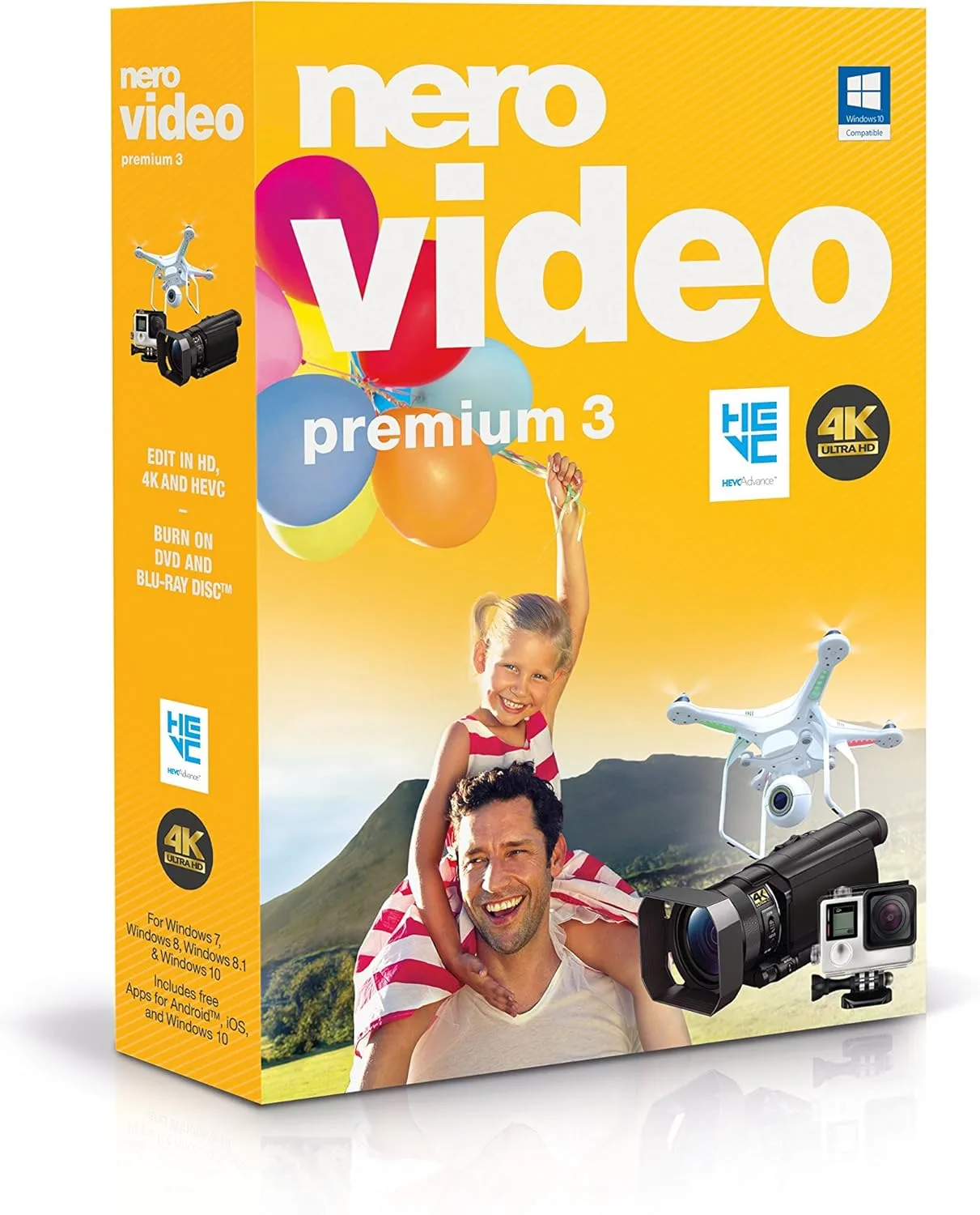 Nero Video Premium 3 Video Editing Software for 4K