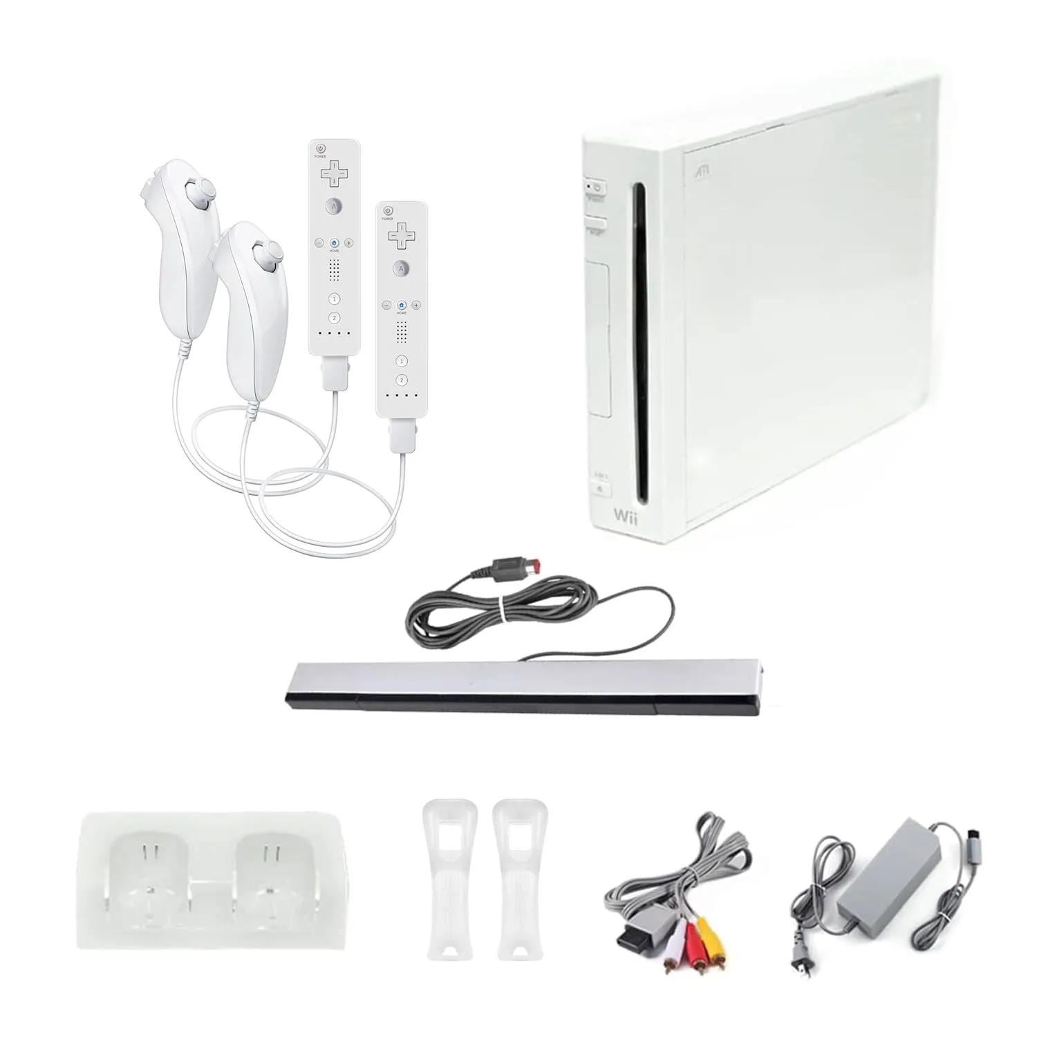 Nintendo Wii Console White Premium Bundle Renewed