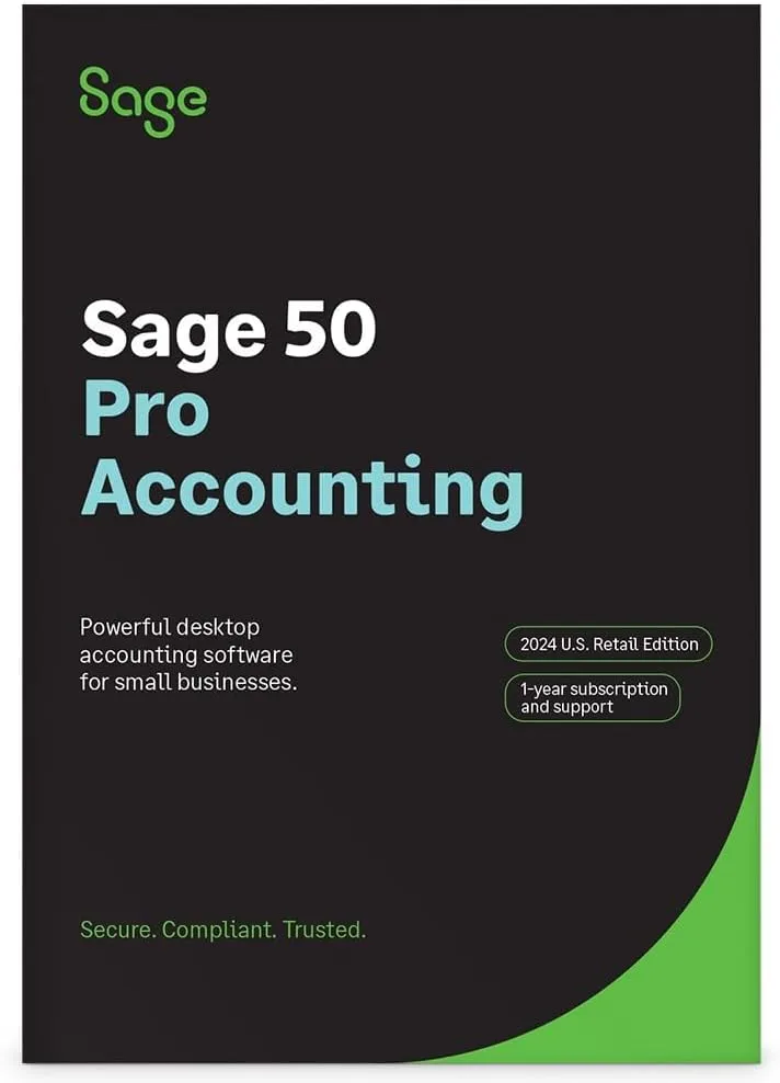 SAGE 50 PRO ACCOUNTING 2024 US 1 USER 1 YEAR SUBSCRIPTION