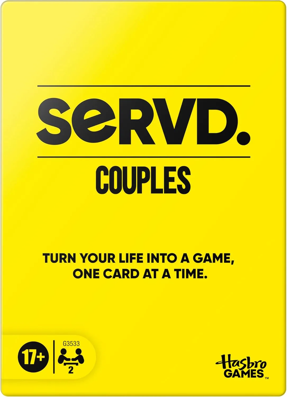 SERVD Hasbro Games Couples Game %E2%80%93 Hilarious Real Life Card Game