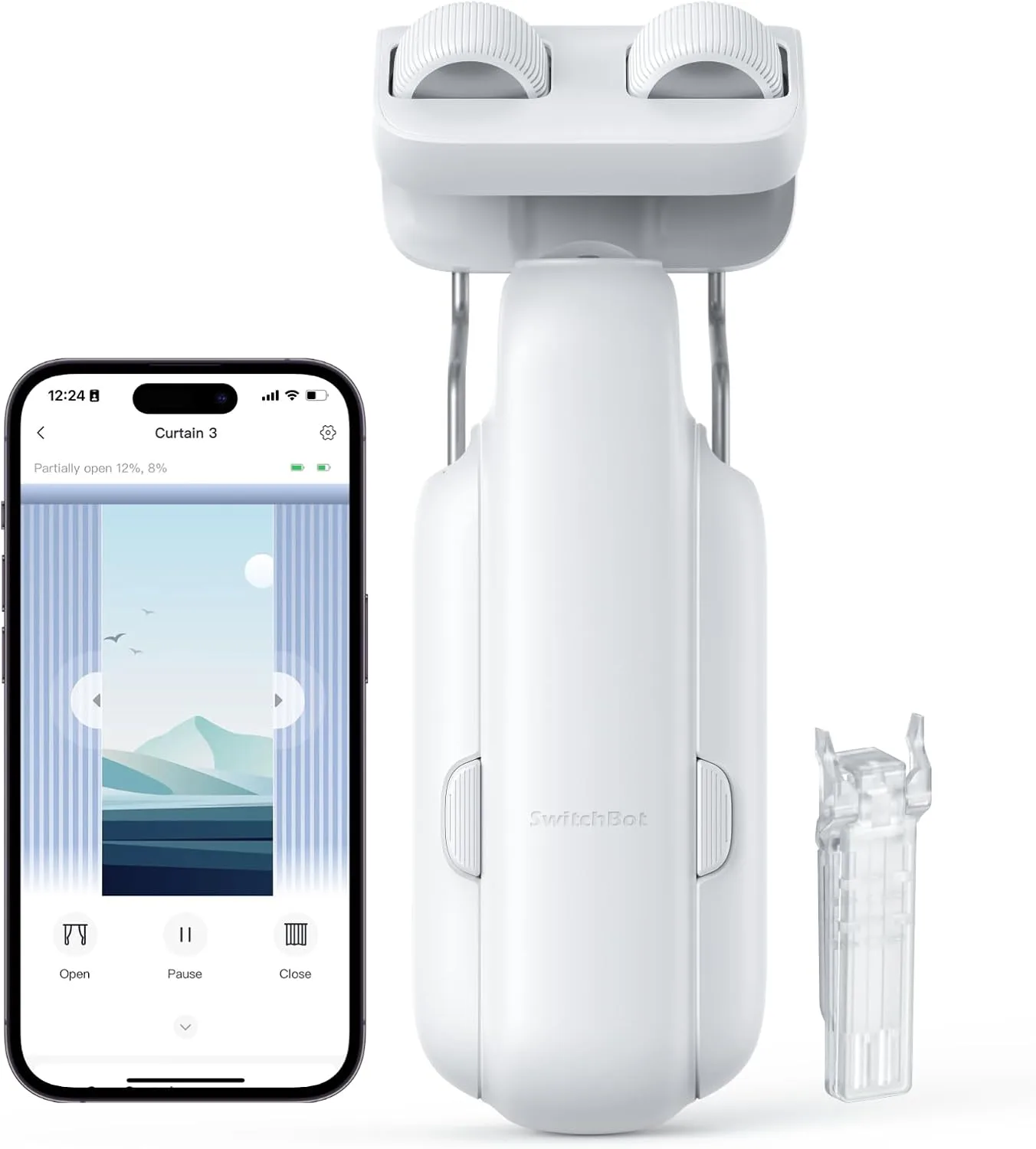 SwitchBot Automatic Curtain Opener Bluetooth Remote Control Smart Curtain