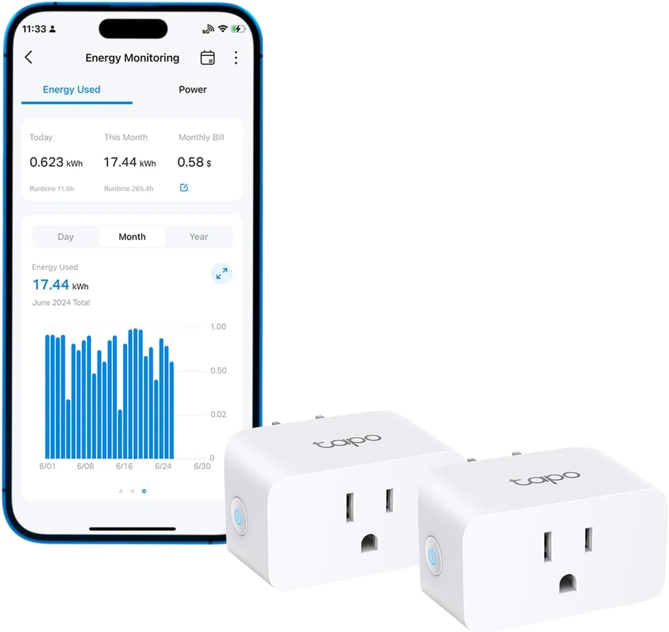 TP Link %F0%9D%97%A7%F0%9D%97%AE%F0%9D%97%BD%F0%9D%97%BC Smart Plug Wi Fi Mini Energy Monitoring Compatible with