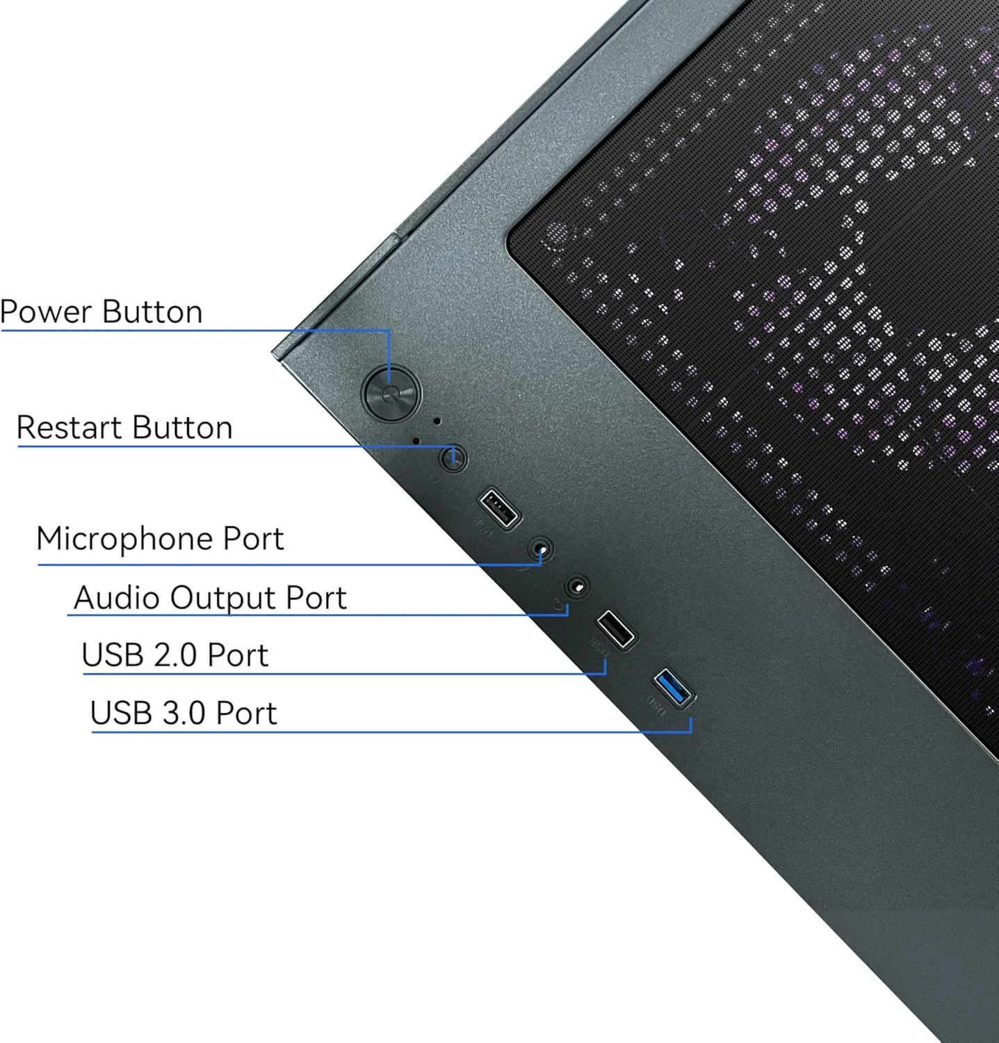 1772406461 686 Gaming Desktop Computer PCAMD Ryzen 5 5600RTX3050 6GB32GB RAM and