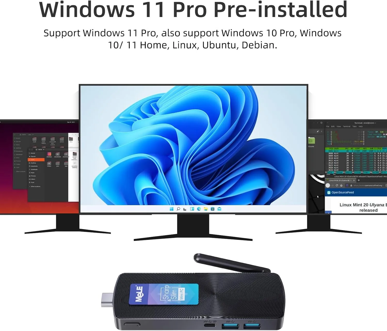 1772424227 204 MeLE Fanless Mini PC Stick PCG02 N100 Compute Stick with