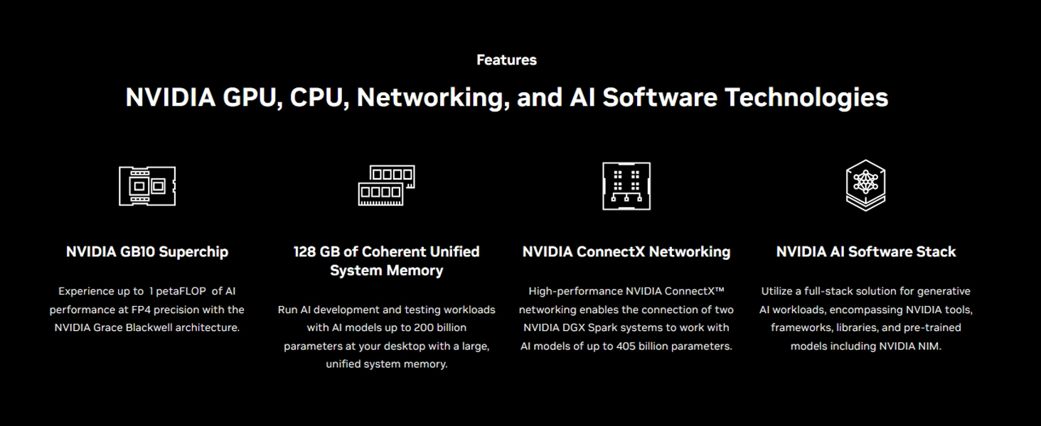 NVIDIA DGX Spark Features