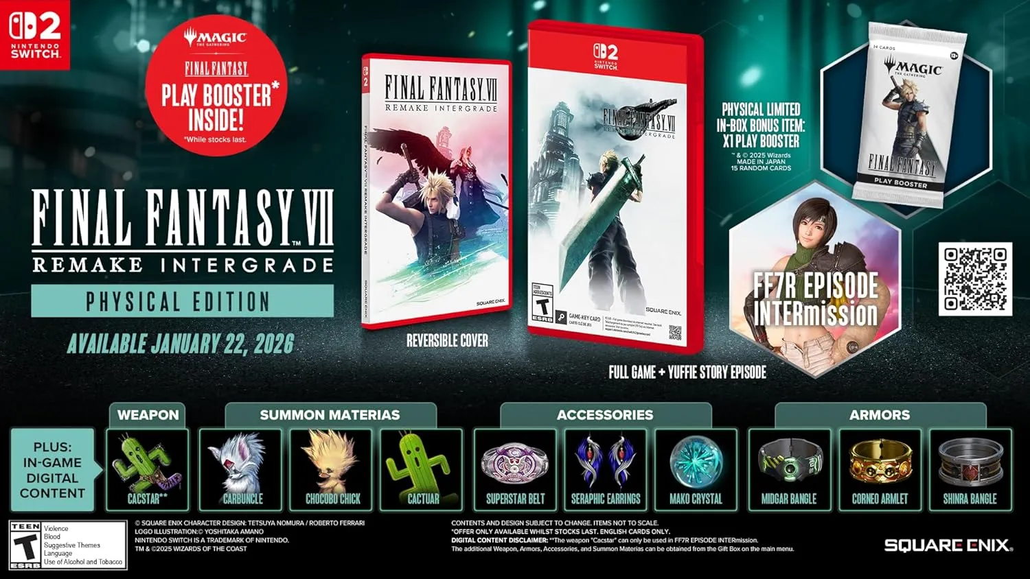 1772620768 782 FINAL FANTASY VII REMAKE INTERGRADE Nintendo Switch 2 Day