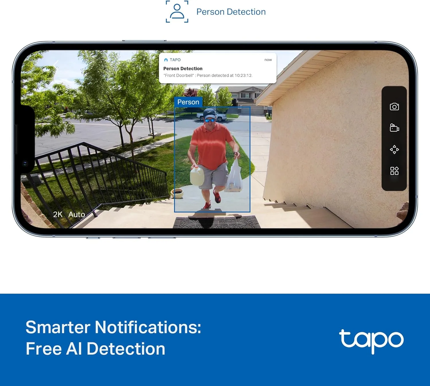 1772673427 486 Tapo 2K Wired Smart Video Doorbell 160%C2%B0 Ultra Wide View