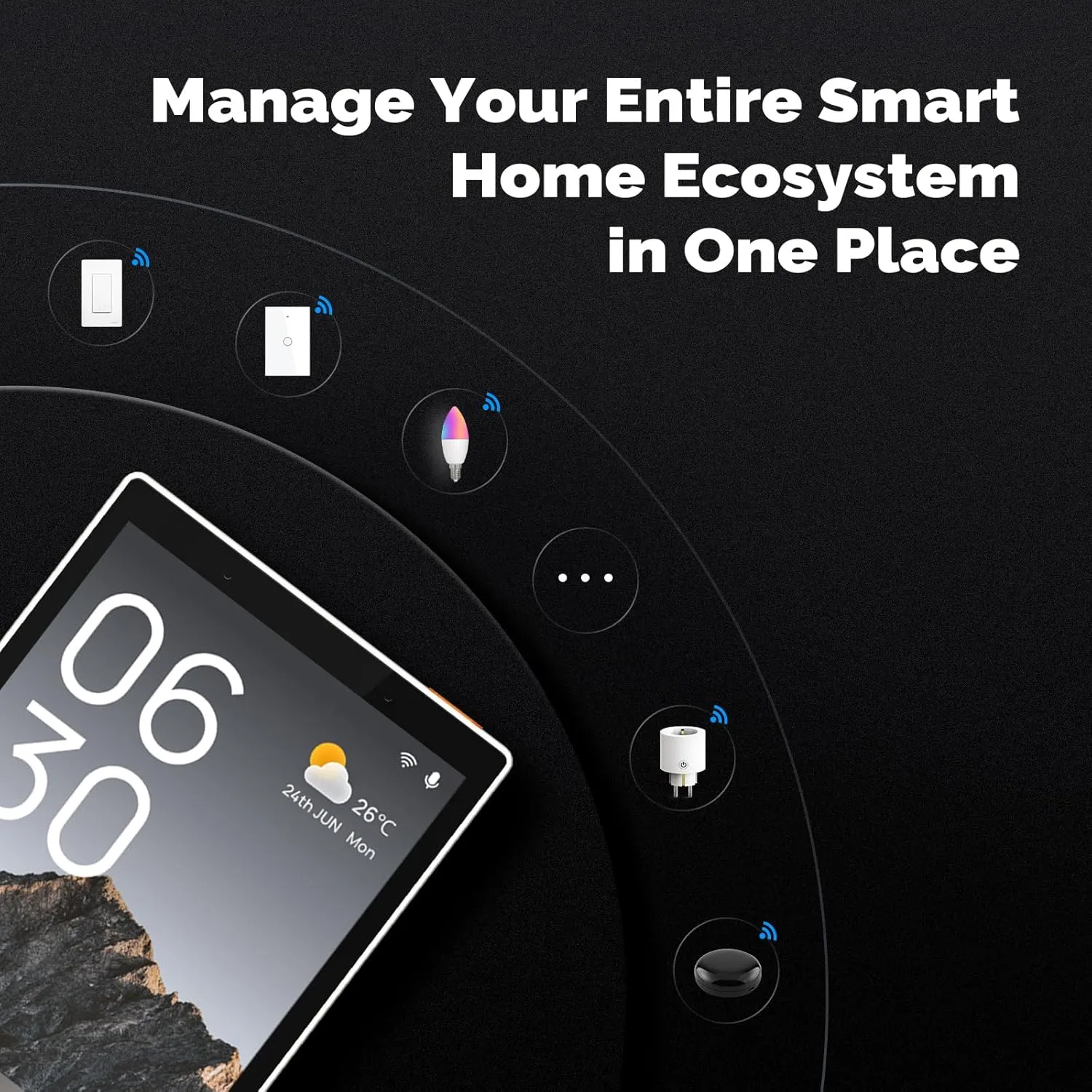 1772691169 228 MOES Smart Home Touchscreen Control1 Switch Panel In wall Smart Panel with