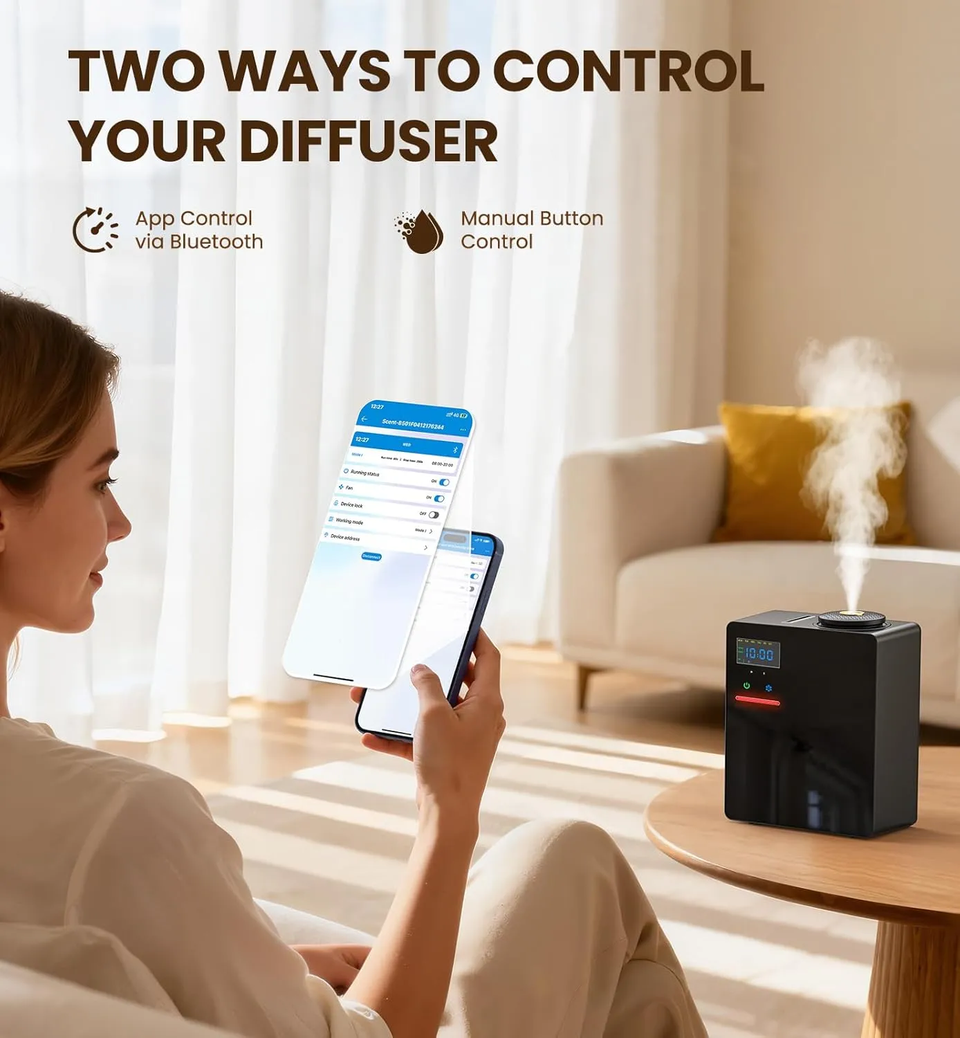 1772799930 562 Waterless Essential Oil Diffuser 5000 SqFt Coverage for Large Home