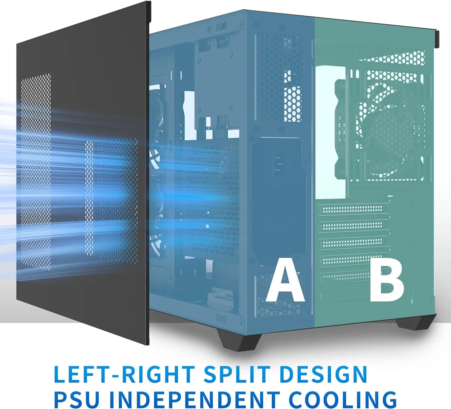 1772808457 921 MUSETEX ATX PC Case 3 x 120mm Fans Pre Installed 360MM