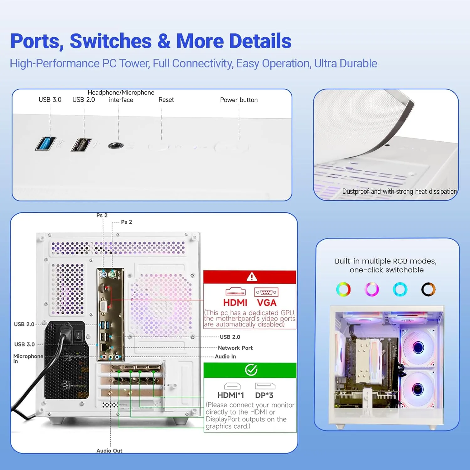 1772826585 118 Gaming PC Desktop Computer Ryzen 5 55006Core 12Threads Up