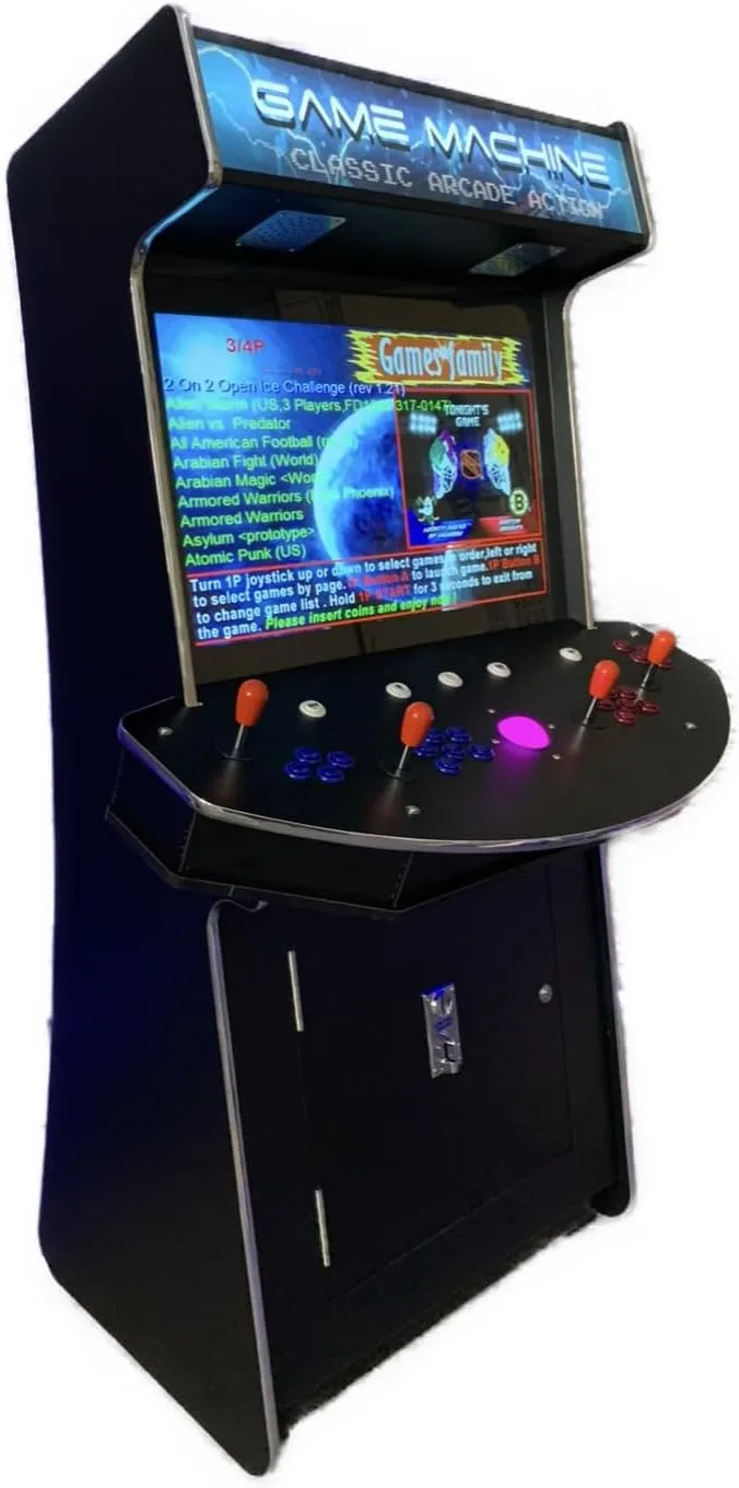 1772839720 390 Full Size Commercial Grade Upright Standup Arcade Machine 4 Player