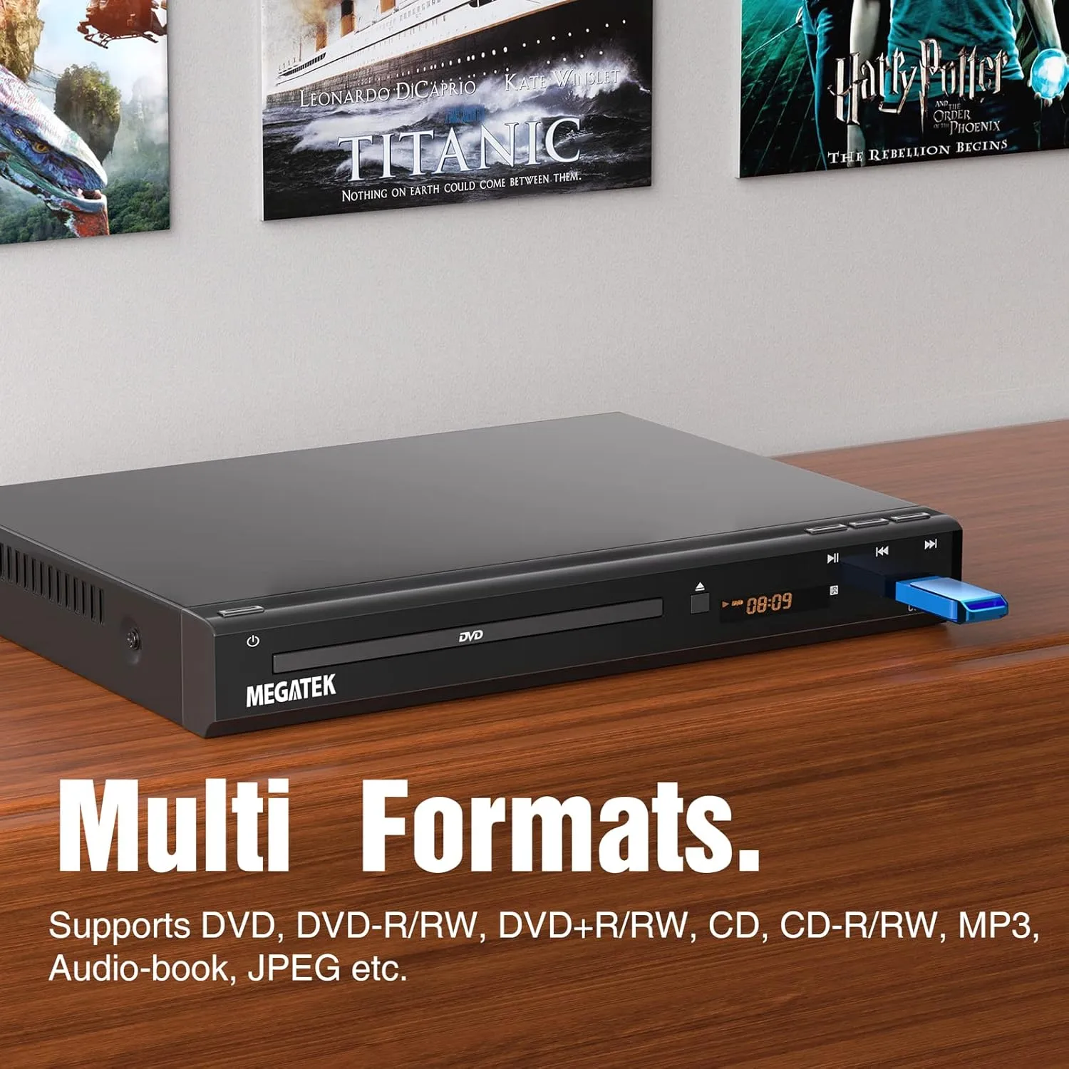 1772889489 132 MEGATEK Region Free HDMI DVD Player for TV Compact CDDVD Player