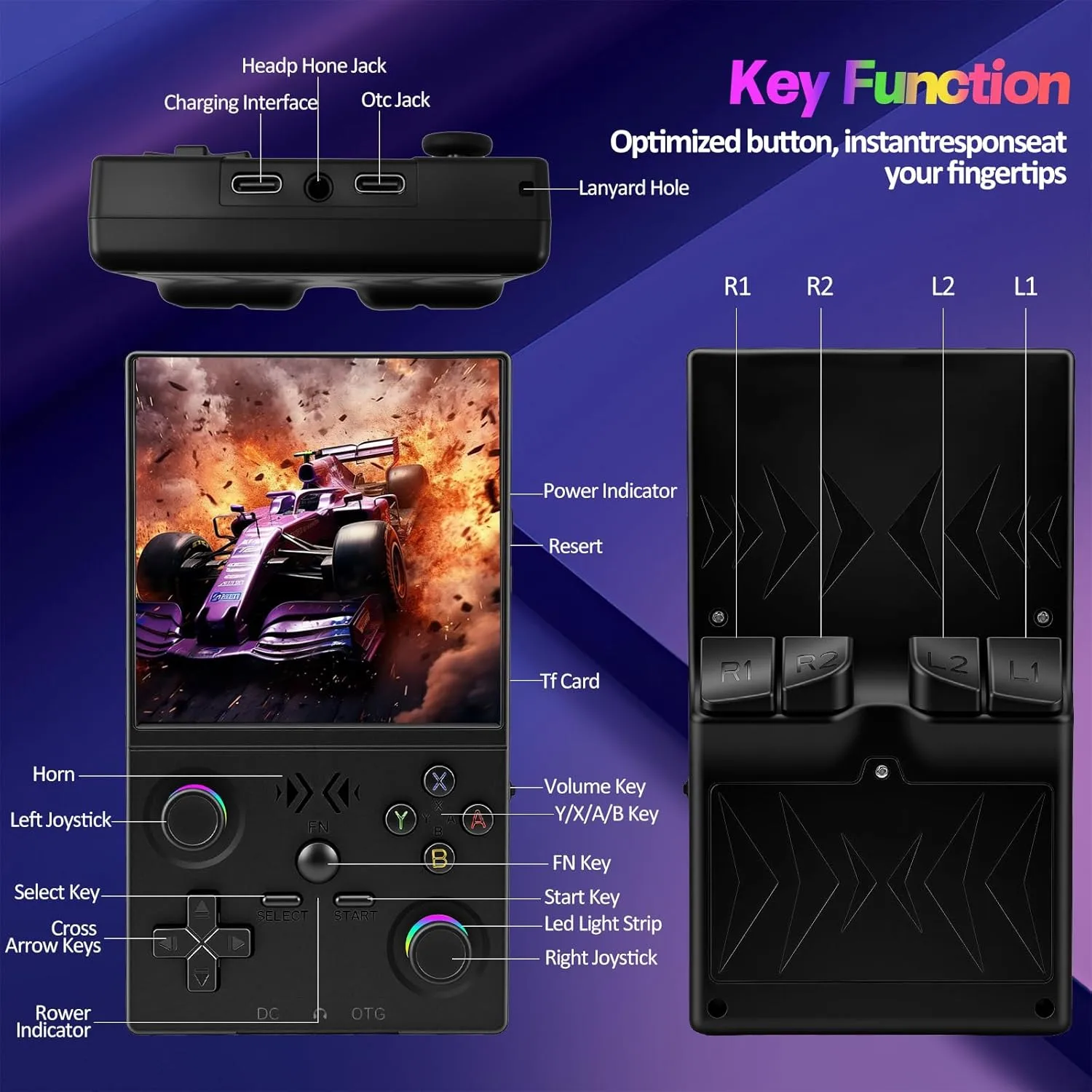 1773036348 739 XF40V Retro Handheld Game Console Retro Gaming Console 40 IPS