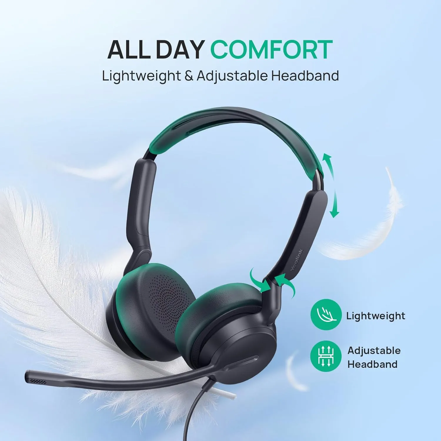 1773075993 383 Yealink UH42 SE Wired Headset with Mic USB AC 35MM