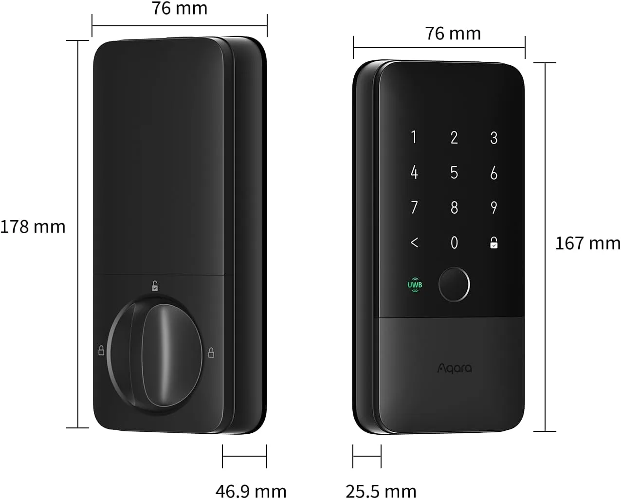 1773084716 165 Aqara UWB Smart Lock U400 Matter Over Thread Apple Home
