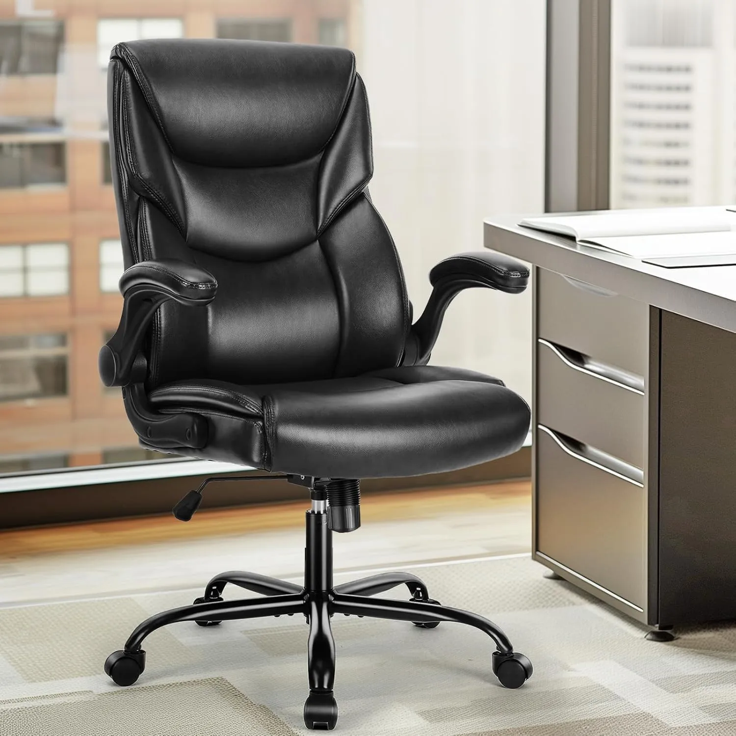 1773111883 100 DUMOS Office Chair Set of 2 Ergonomic Executive Computer
