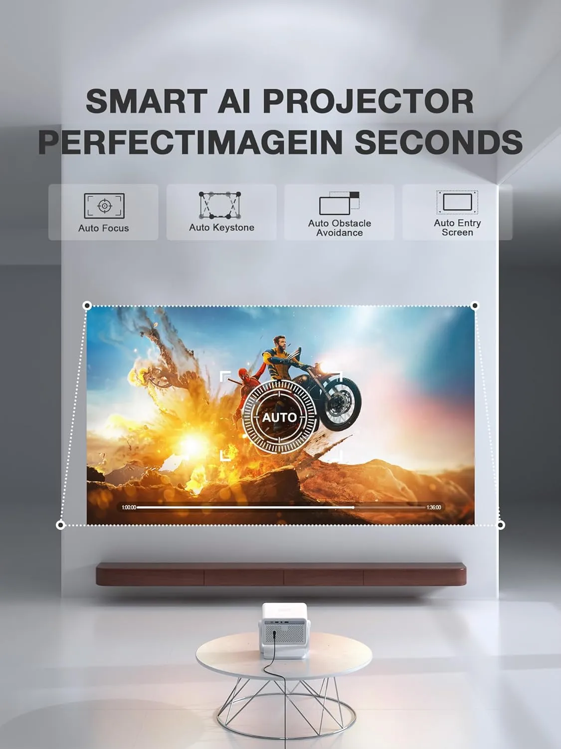 1773138052 384 4K Smart Projector with WiFi and Bluetooth Officially Licensed App