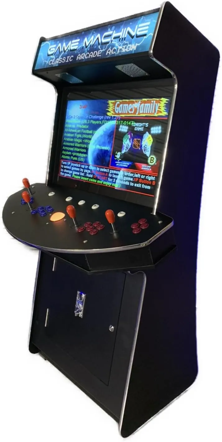 1773177621 538 Full Size Commercial Grade Upright Standup Arcade Machine 4 Player