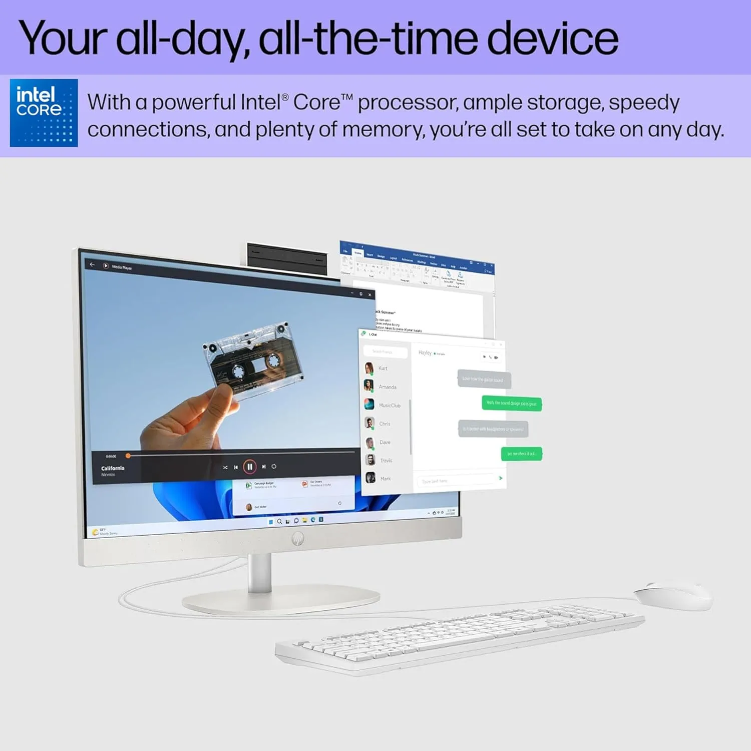 1773181881 631 HP 24 238 FHD Touchscreen All in One Desktop Computer for Office