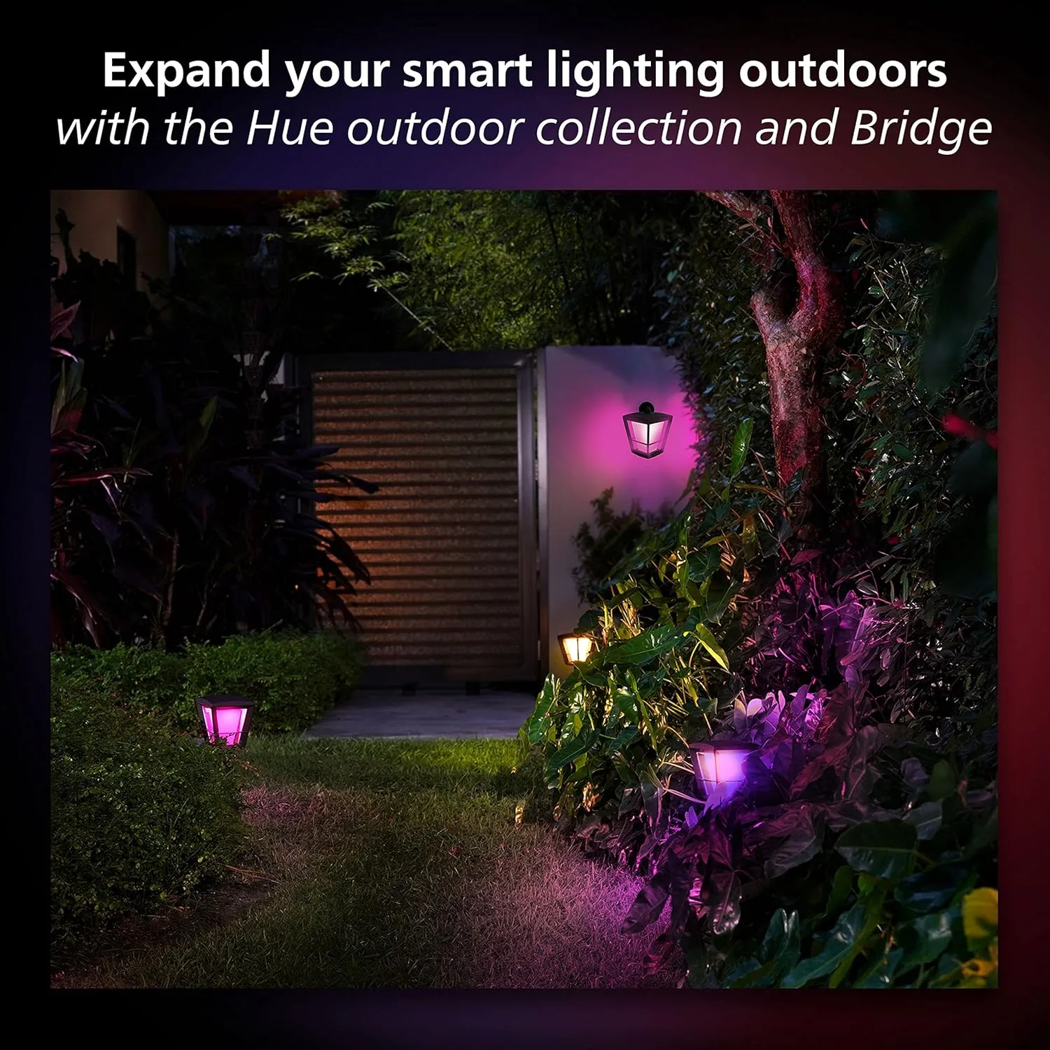 1773209002 92 Philips Hue Calla Outdoor Smart Pathway Light 1 Pack White