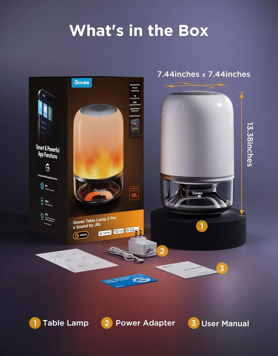 1773278755 787 Govee Table Lamp 2 Pro x Sound by JBL Smart