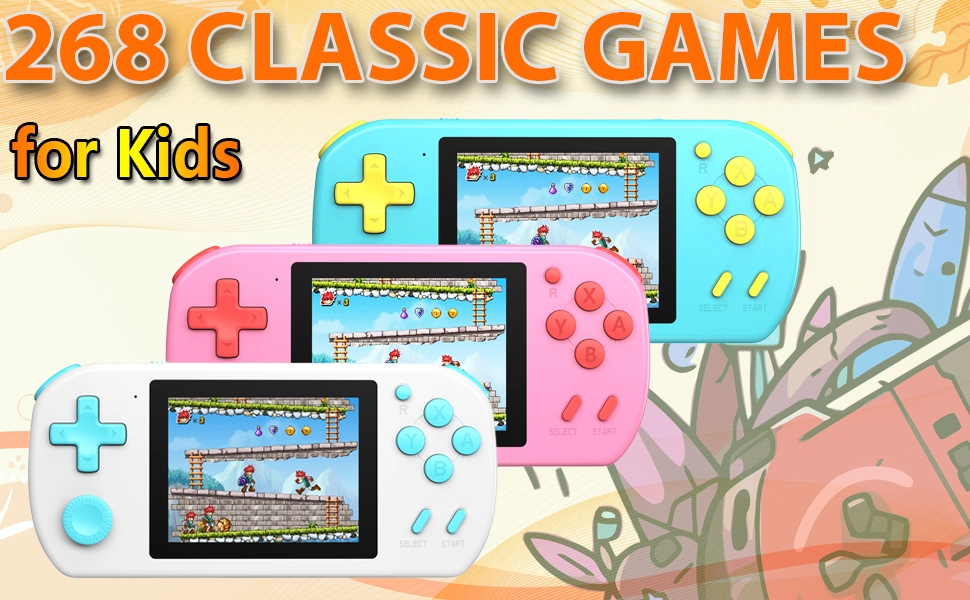 Beico handheld games for kids 268 Classic Video Games