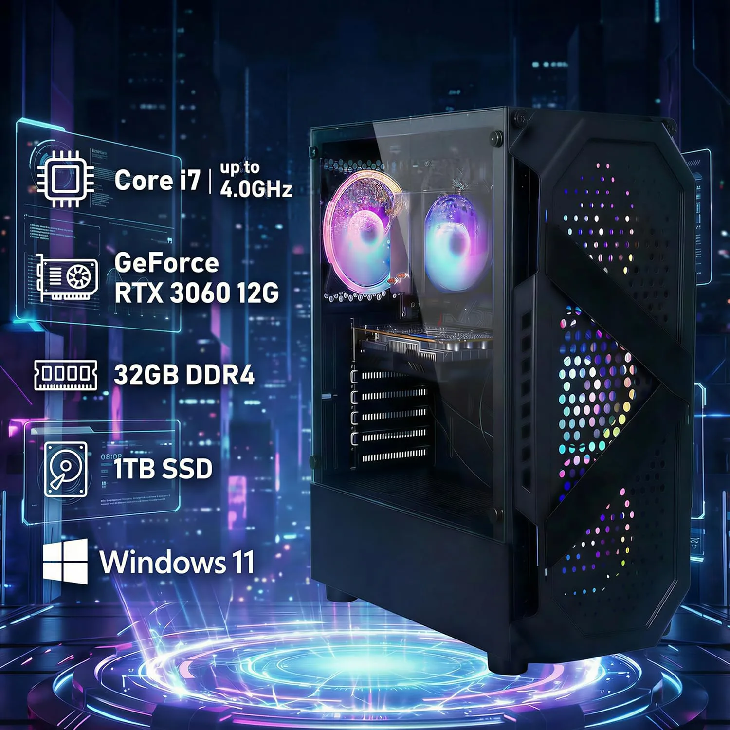 1773374949 599 STGAubron Gaming PC Desktop Computer Intel Core i7 6700 up to