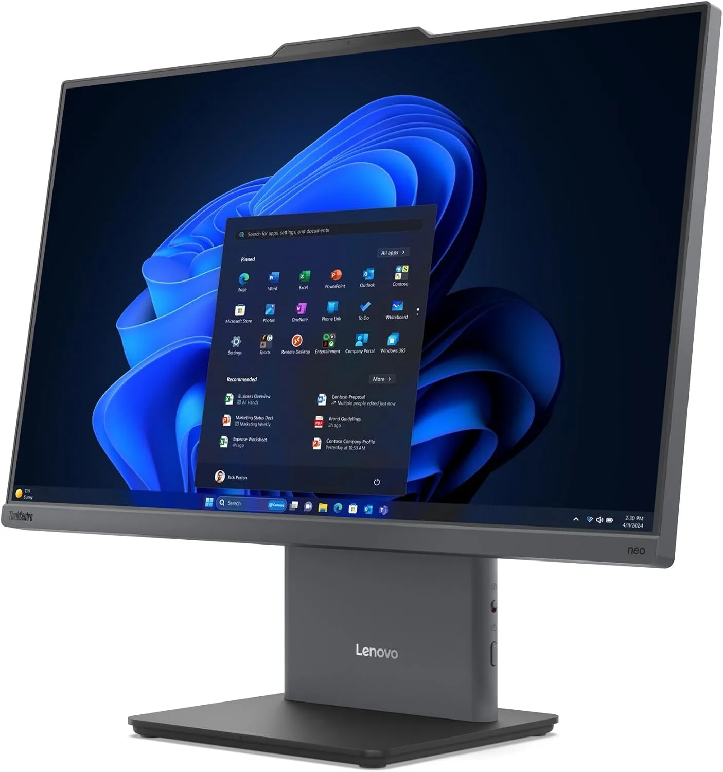1773640772 791 Lenovo IdeaCentre Business All in one Computer 238 FHD IPS Display AMD