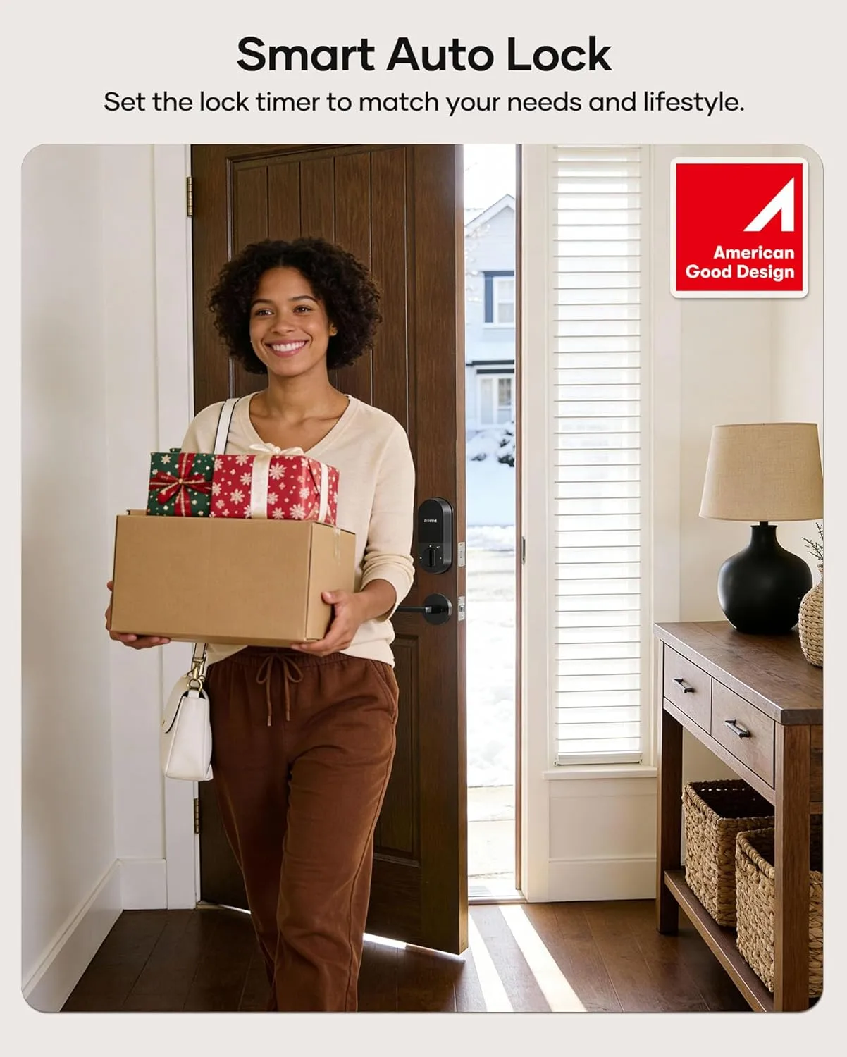 1773649817 270 Smart Lock AH1 SMONET Fingerprint Keyless Entry Door Lock with