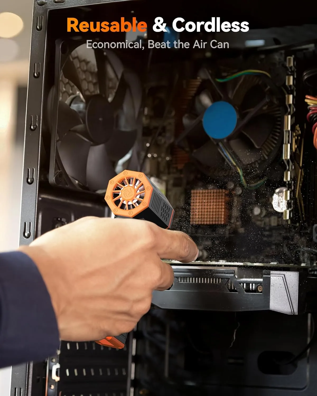 1773710449 541 WOLFBOX MF50 Compressed Air Duster 110000RPM Super Power Electric Air Duster