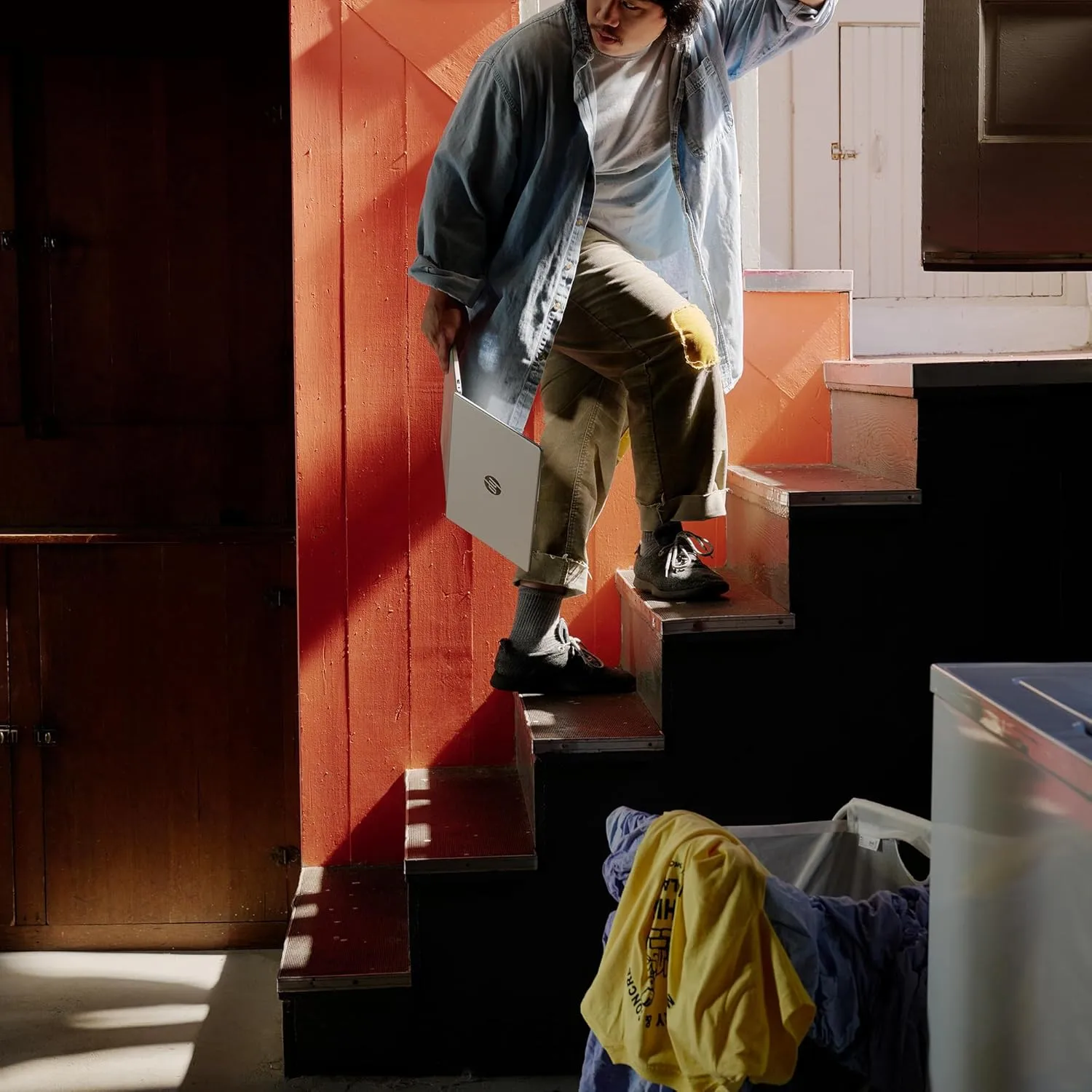 1773763636 469 HP 14 inch Laptop HD Touchscreen Display AMD Ryzen 5