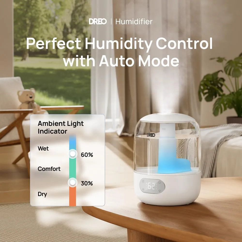 1773807440 574 DREO Humidifiers for Bedroom 3L Top Fill 30H 26dB