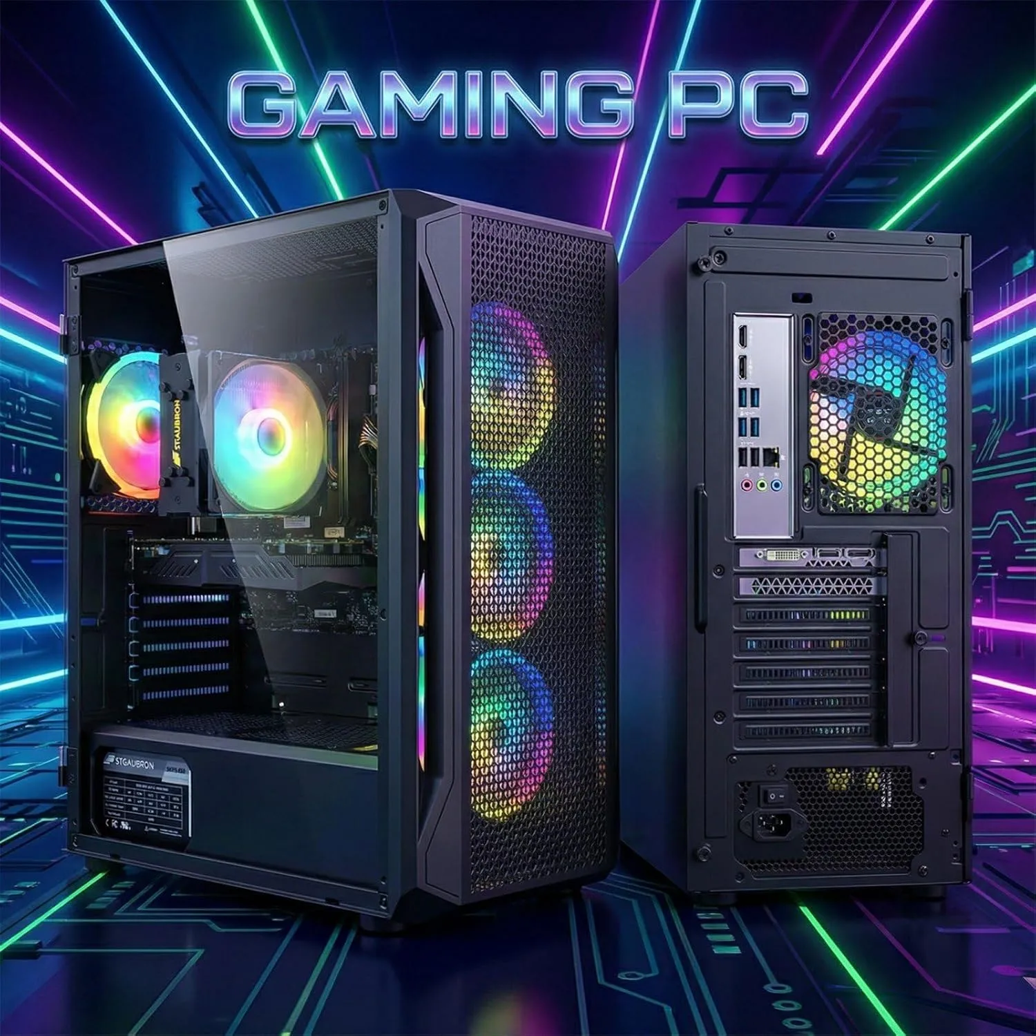 1773833897 730 STGAubron Gaming PC Computer Desktop Intel Core i7 12800HX up to